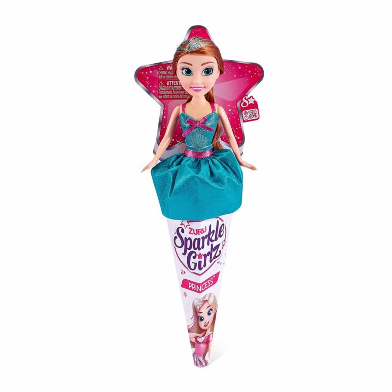 Кукла ZURU Sparkle Girlz Princess in cone рыжая 1