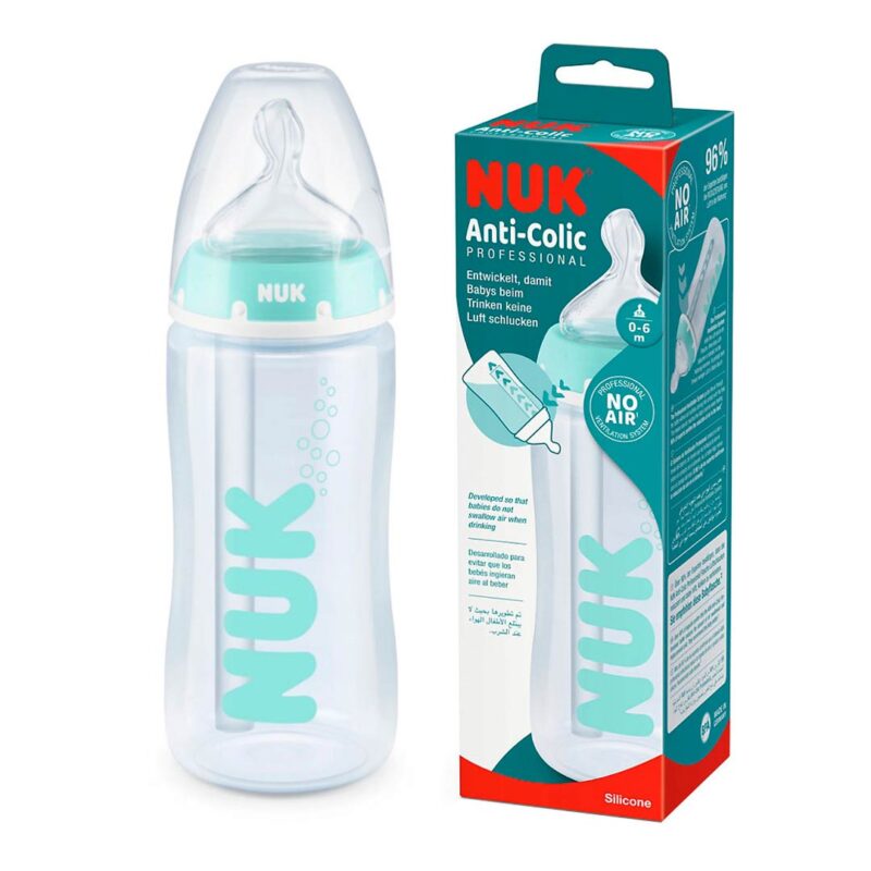 Антиколиковая бутылочка NUK 300 мл 0-6 мес 1