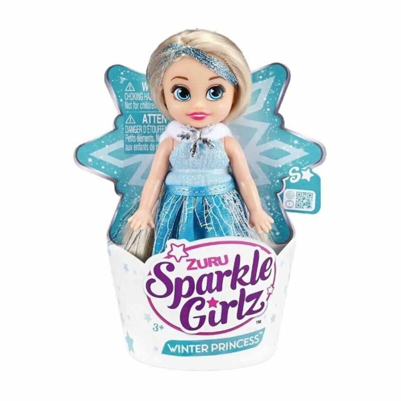 Кукла ZURU Sparkle Girlz Winter Princess in cupcake блондинка 1