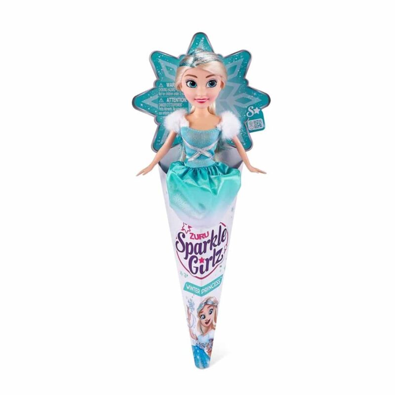 Кукла ZURU Sparkle Girlz Winter Princess in cone блондинка 1