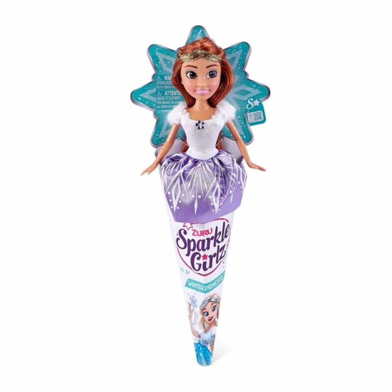 Кукла ZURU Sparkle Girlz Winter Princess in cone брюнетка 1
