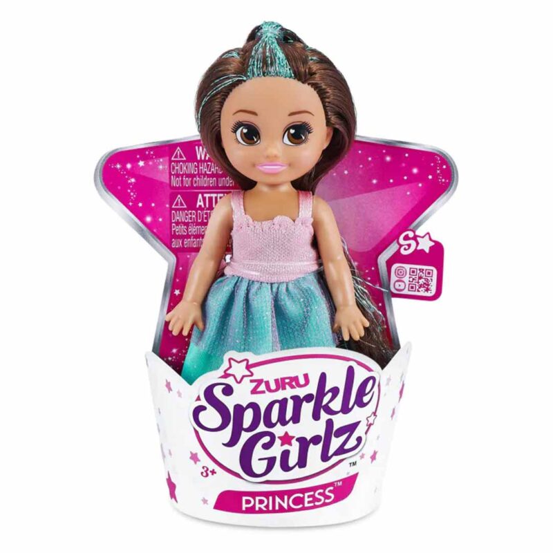Кукла ZURU Sparkle Girlz Princess in cupcake брюнетка 1