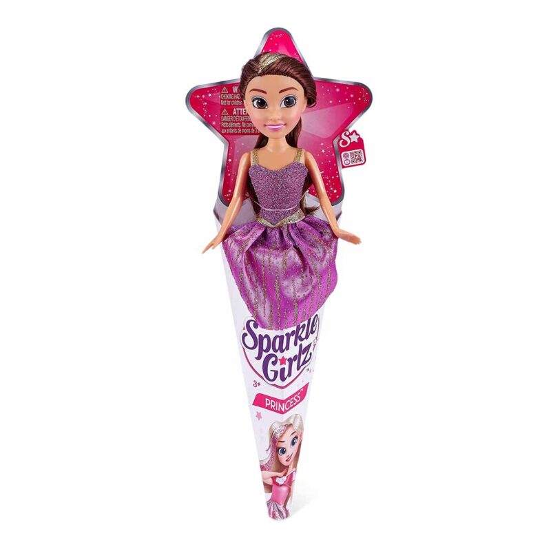 Кукла ZURU Sparkle Girlz Princess in cone брюнетка 1