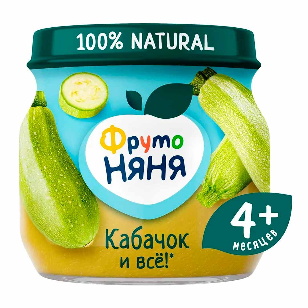 ad0b89c618c91dc40abe22aaea87b4ff_080423174305.jpeg Пюре ФрутоНяня кабачок 80г 4+ мес 1