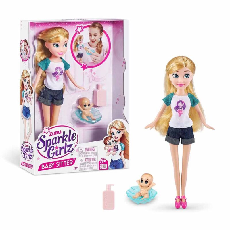 Кукла ZURU Sparkle Girlz Baby Sitter 1