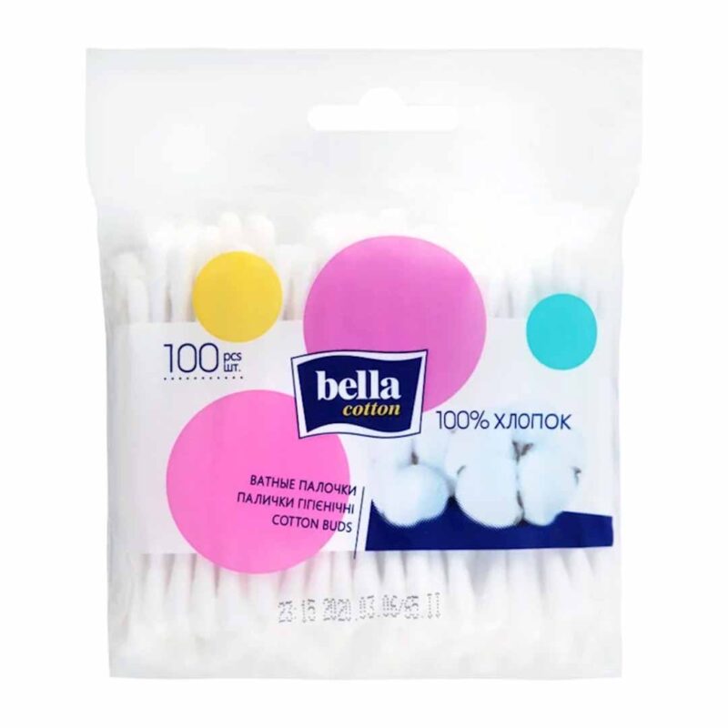 Ватные палочки Bella cotton 100 шт 1