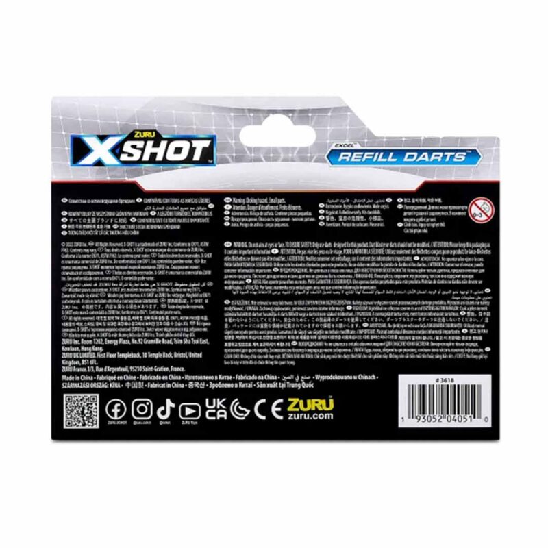 Набор ZURU X-Shot Excel Air Pocket Technology 36 дротиков 3