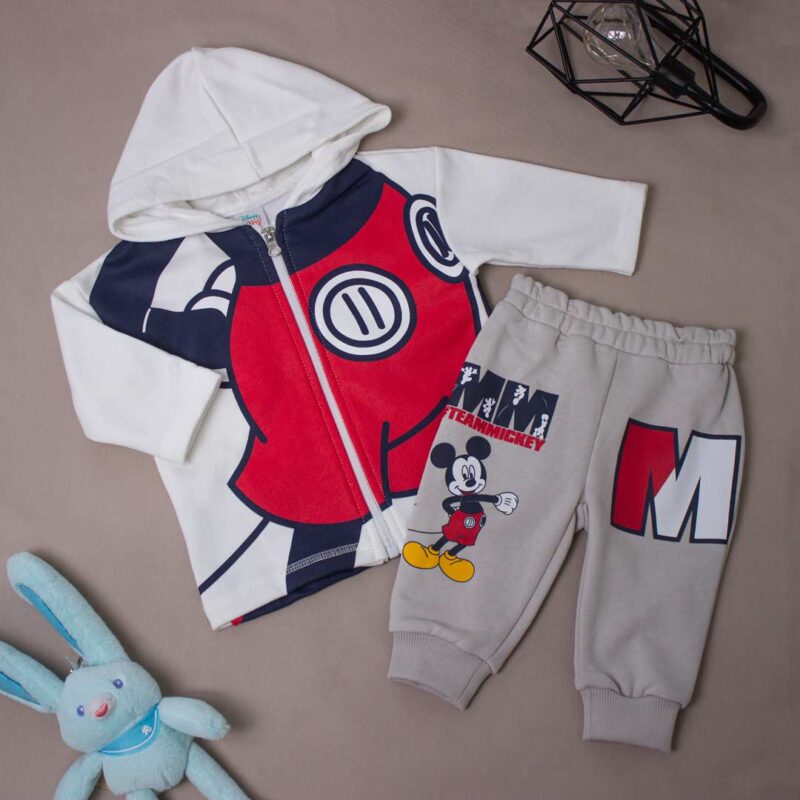Комплект 2ка Disney baby Микки-Маус толстовка на молнии + штаны 1