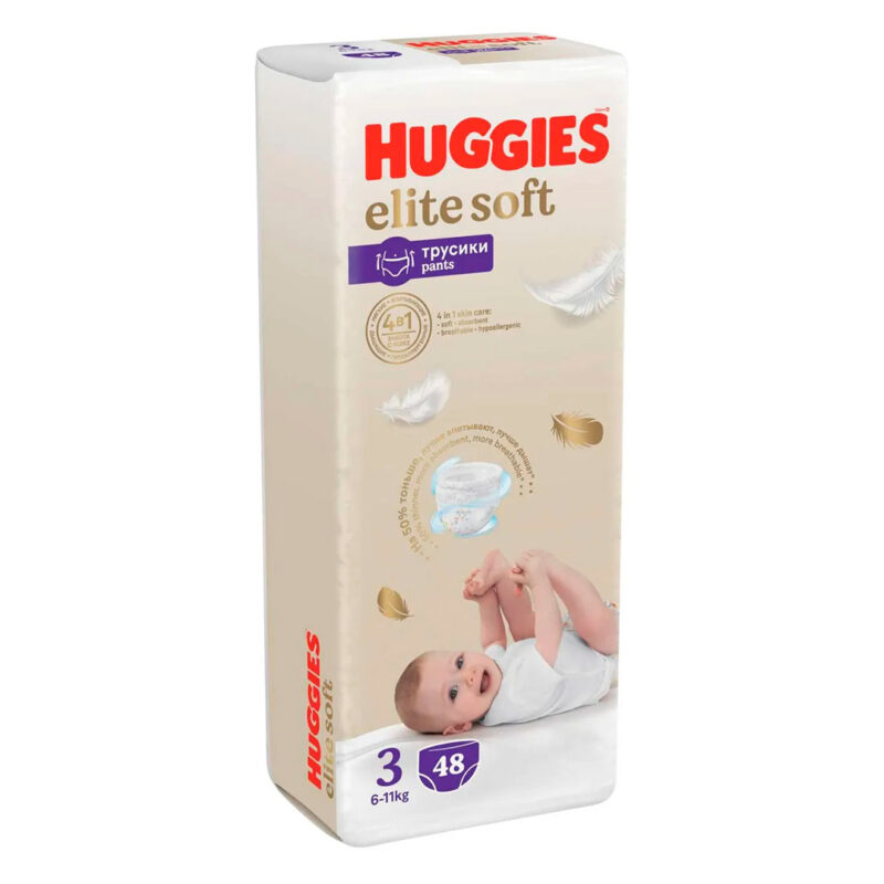 Трусики-подгузники Huggies Elite Soft 3 (6-11 кг) 48шт