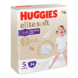 Трусики-подгузники Huggies Elite Soft 5 (12-17 кг) 34шт