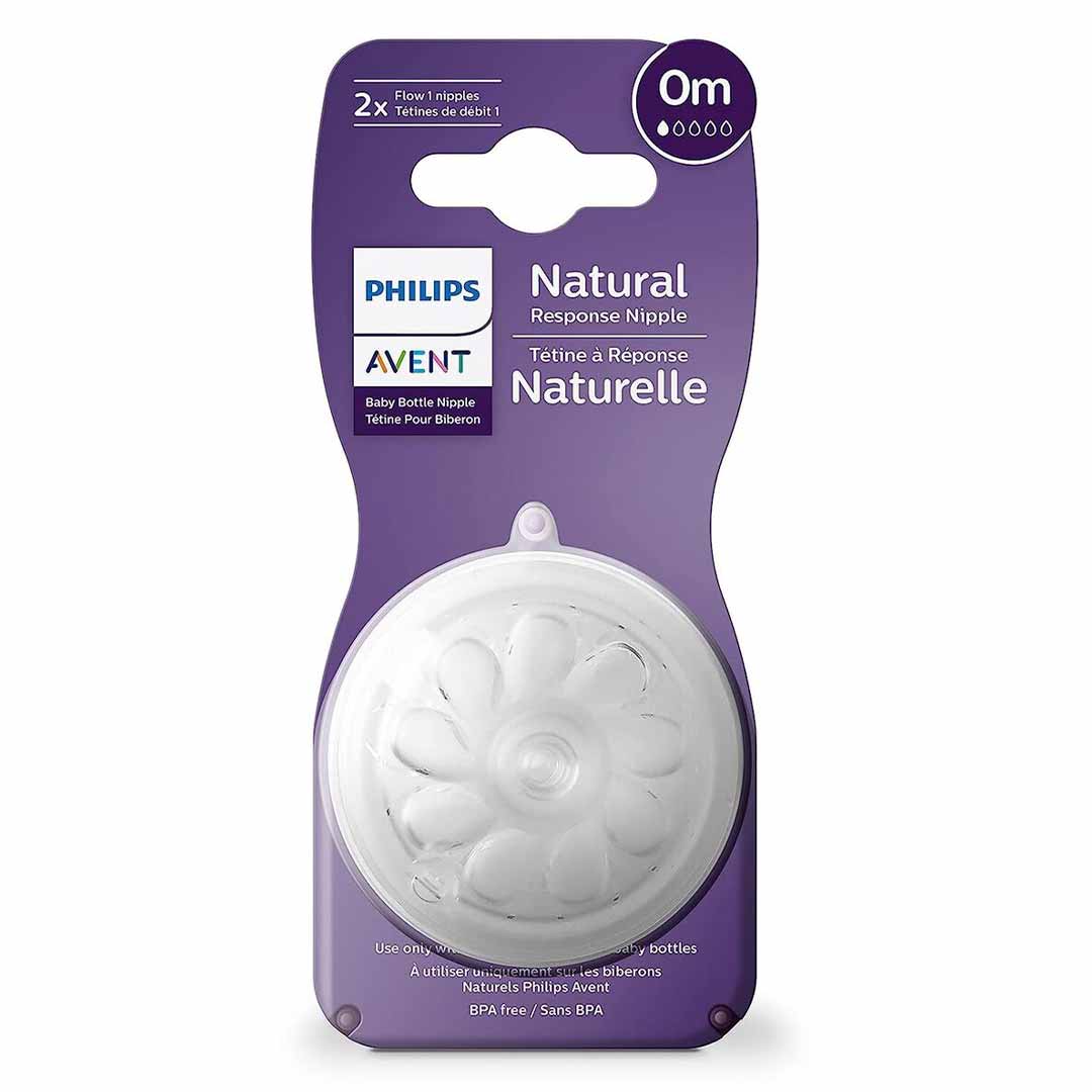 c92daf29ce75f1c5072e617e40c37e2a_122823143450.jpeg Соска Philips Avent Natural Response 2шт. 0 мес. SCY961/02 медленный поток 1