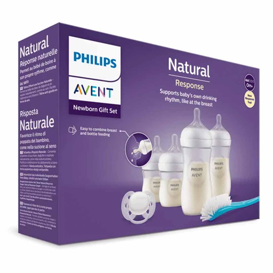 ea0dde32fc046096326b27ab8a57f3ae_122823162048.jpeg Набор пластиковых бутылочек Philips Avent Natural Response 0+ мес. (+щётка и пустышка) SCD838/11 1