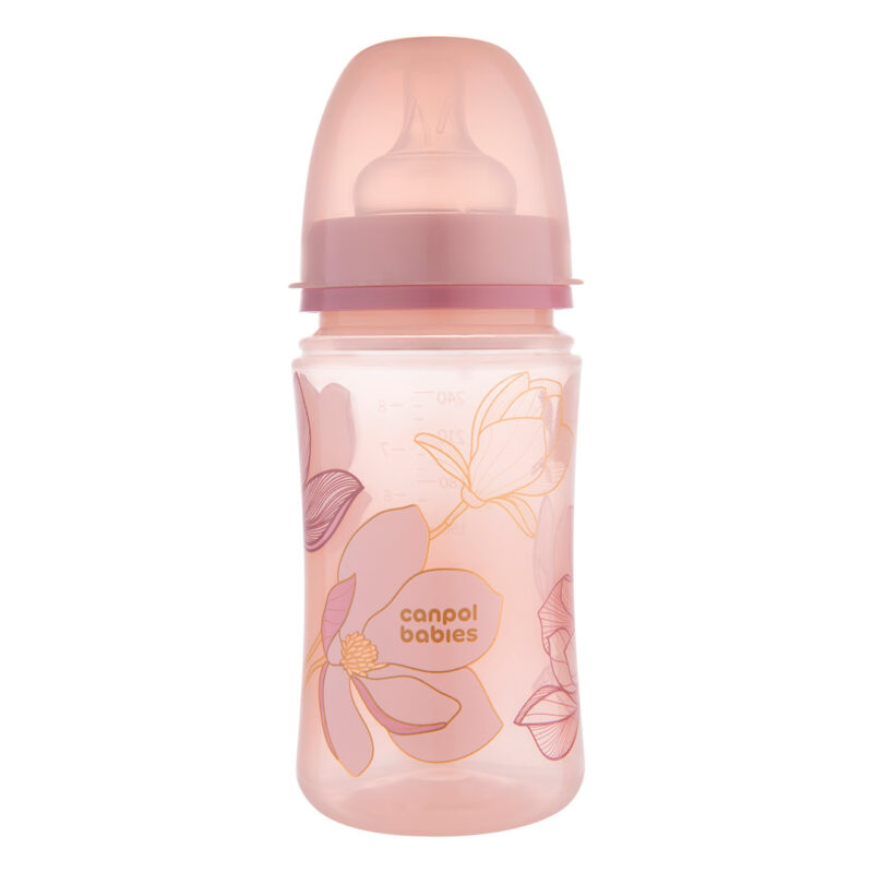 Антиколиковая бутылочка Canpol Babies EasyStart Gold 240 мл 3+ мес Розовая 1