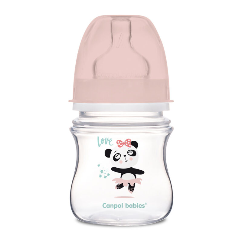 Антиколиковая бутылочка Canpol Babies 120 мл 0+ мес Панда 1