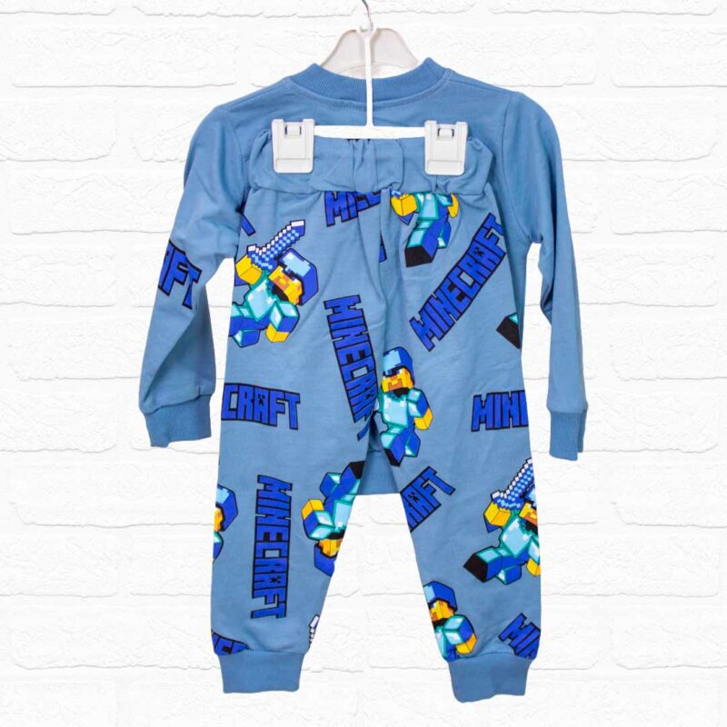 Комплект 2ка ZARA Minecraft свитшот + штаны Синий 4
