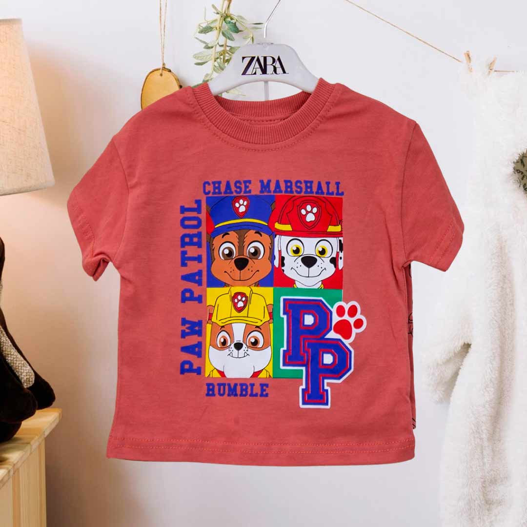2dde73e6a9a5071349bd612471d10c03_031624171751.jpeg Комплект 2ка ZARA Paw patrol футболка + шорты Оранжевый 1