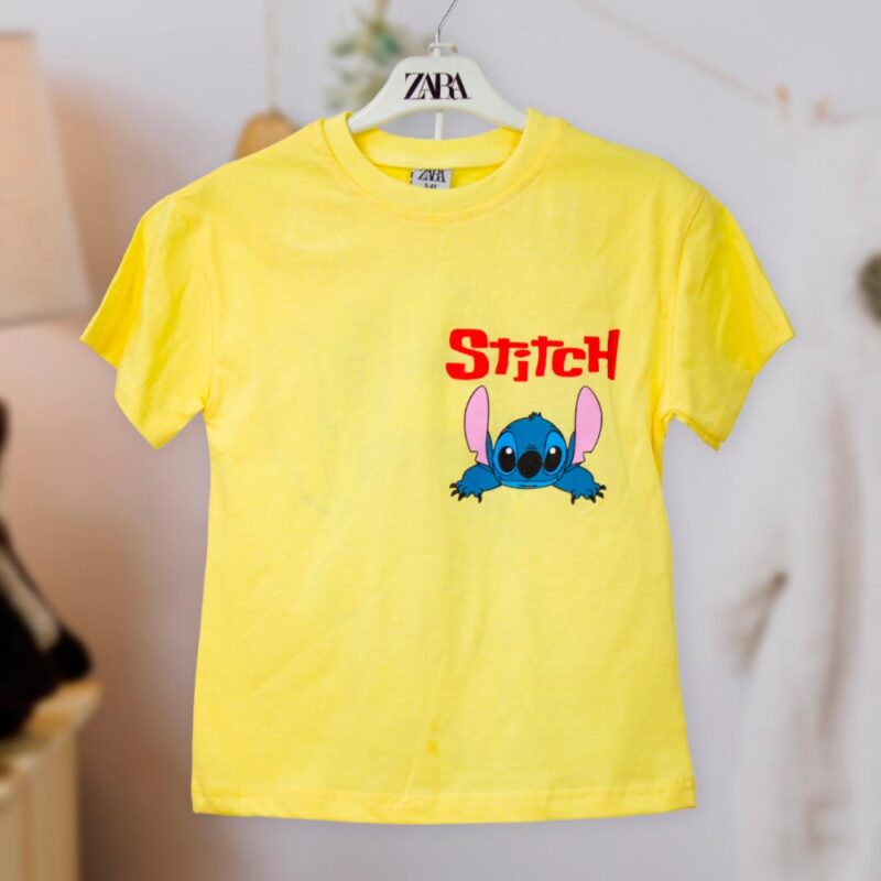 Комплект 2ка ZARA Stich футболка + шорты Желтый 1