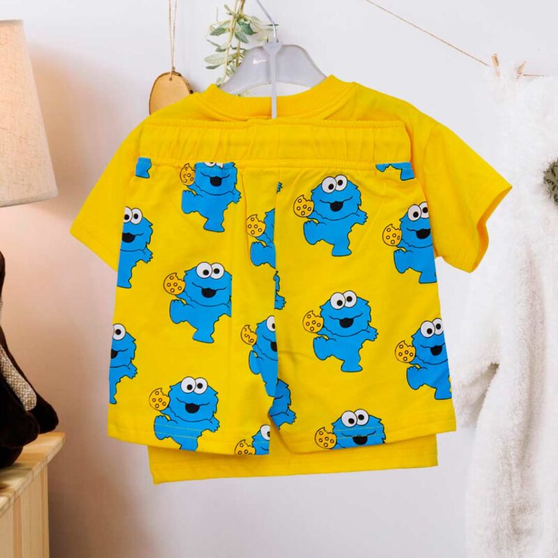Комплект 2ка ZARA Cookie Elmo футболка + шорты Желтый 2