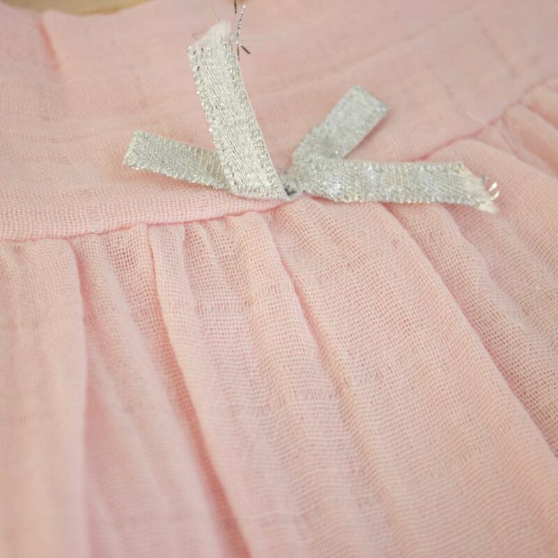 Платье flexi бантик с рюшами Розовый 2