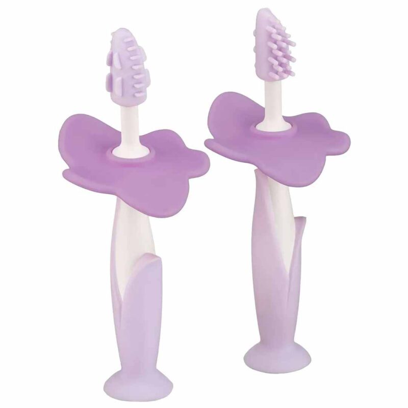 Набор ROXY-KIDS Зубная щетка+массажер Фиолетовый 4