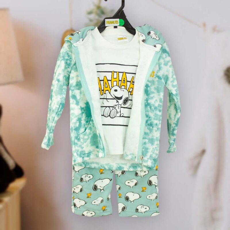 Комплект 3ка Disney baby куртка + свитшот + штаны Snoopy 1