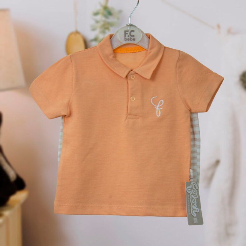 Комплект 2ка flexi футболка + шорты в полоску Оранжевый 1