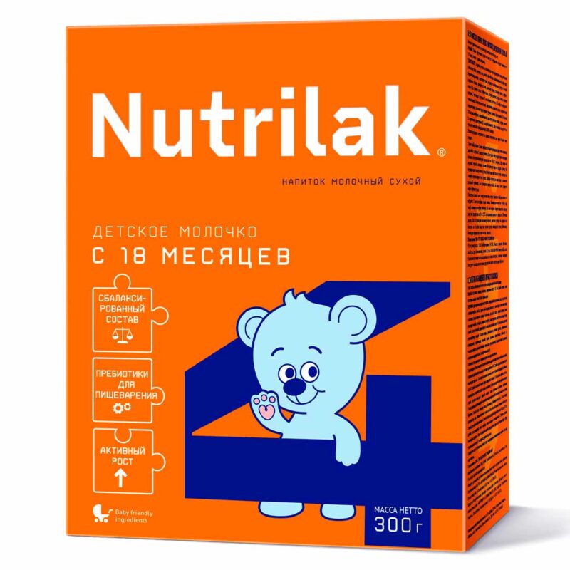 Молочная смесь Nutrilak 4 300 гр с 18+ мес 1