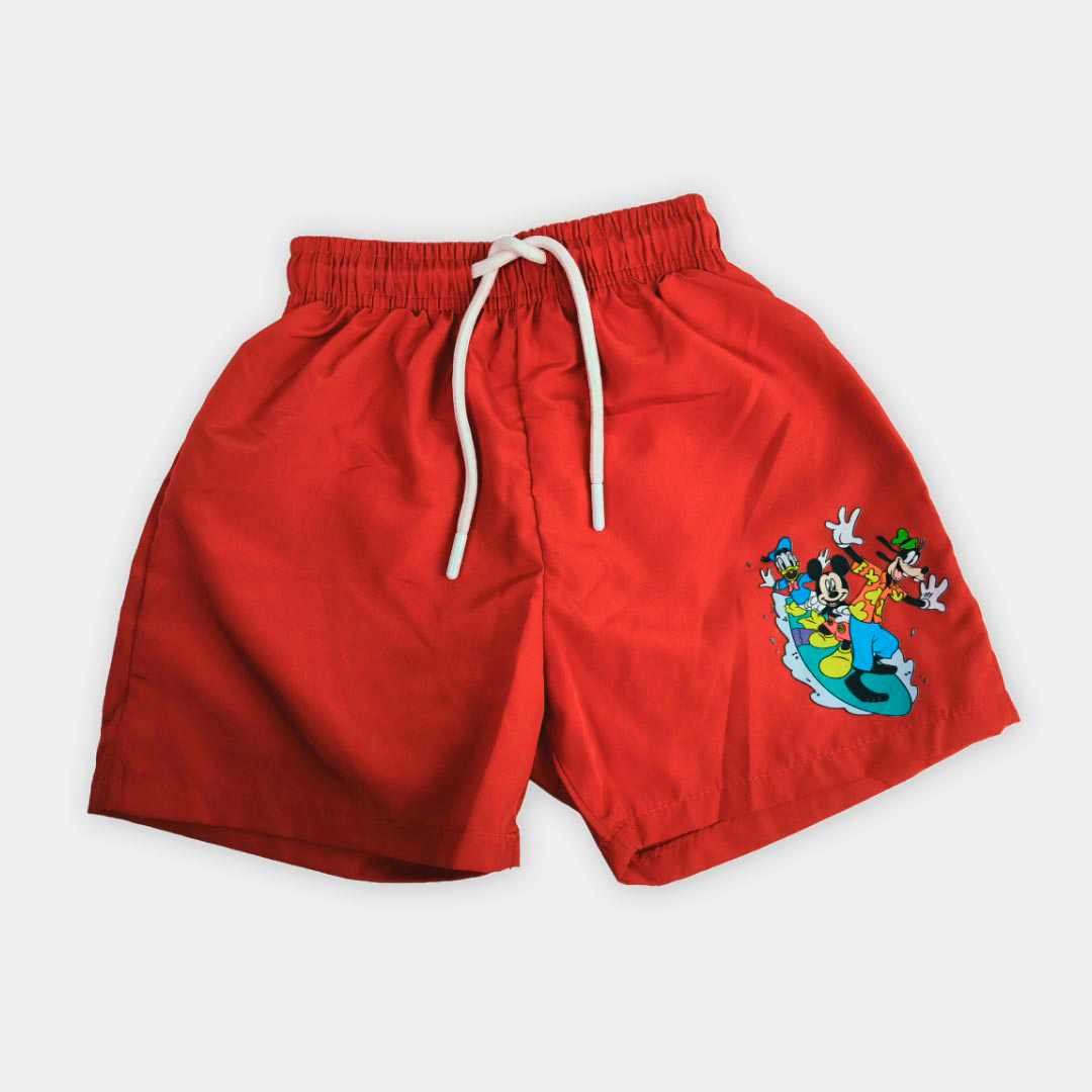 3c76d2f4cd752ed5e4f42bb870226bba_062224132604.jpeg Плавки ZARA Микки Дональд Гуфи Красный 1