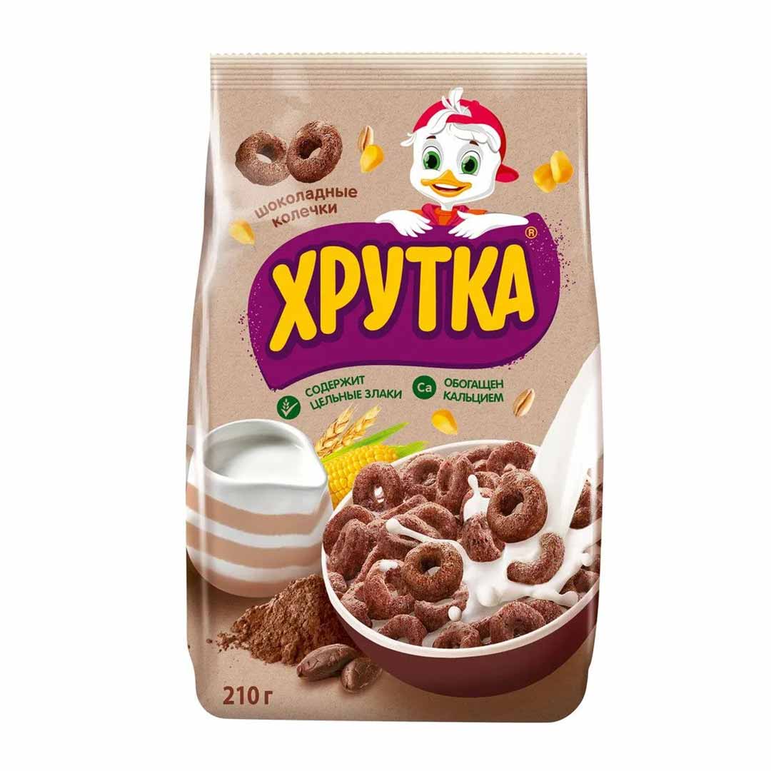 796f5d7c9e67bdcb1e290b163137d0ea_062824161105.jpeg Готовый завтрак Хрутка шоколадные кольца 210 гр 1
