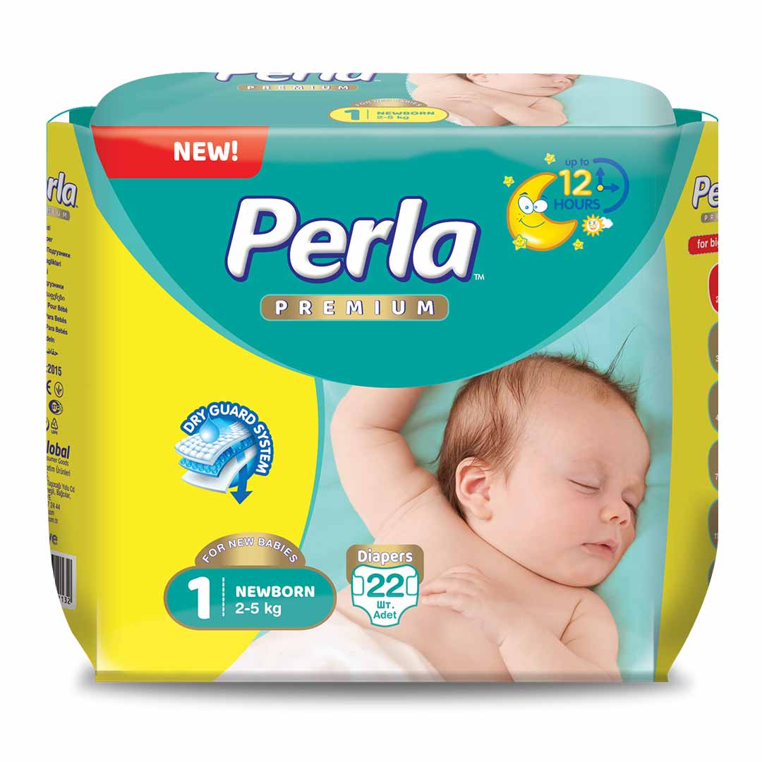 aab873446c230855002df3903b8f911f_061224164722.jpeg Подгузники PERLA PREMIUM ECO 1 NEWBORN 2-5 кг 22 шт 1