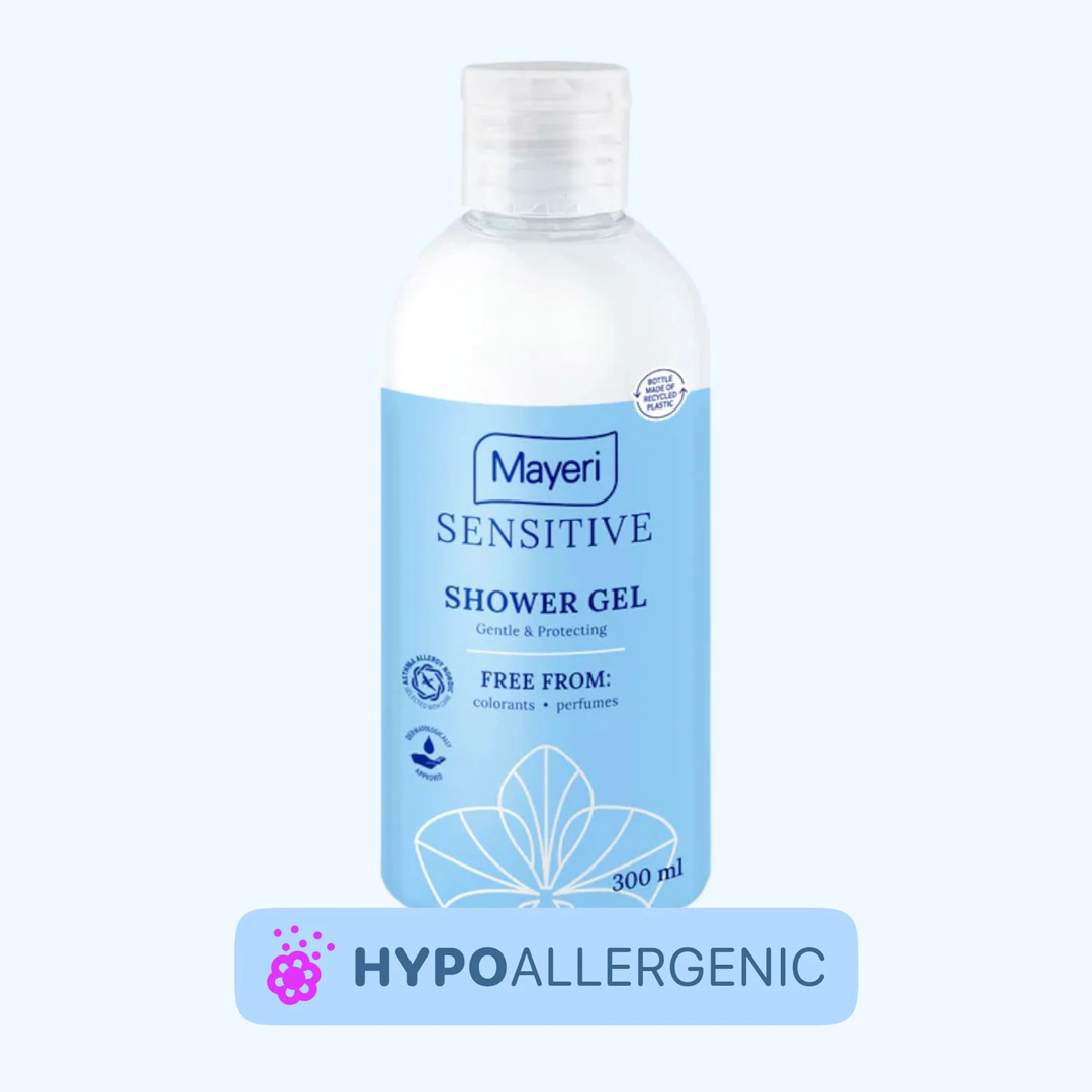 ae566253288191ce5d879e51dae1d8c3_071424102731.jpeg Гель для душа Mayeri Sensitive для чувствительной кожи 300 мл 1
