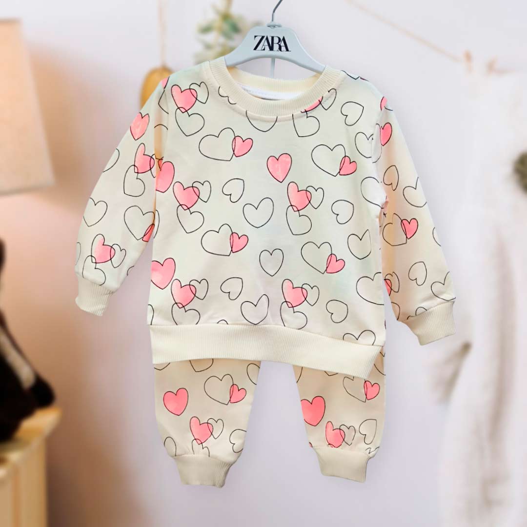 3323440c3b1bfefc734095b725099f7e_080624155141.jpeg Комплект 2ка ZARA сердечки свитшот + штаны Розовый 1