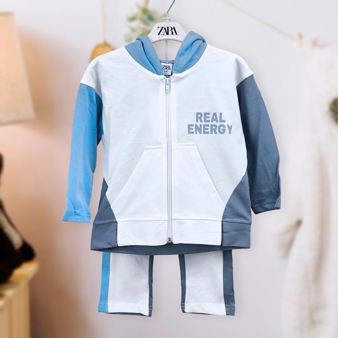80b6c1775607884edd22e5f0f24fe900_080524162406.jpeg Комплект 2ка ZARA на замке худи + штаны Белый 1
