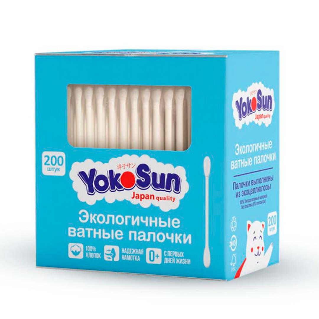 b27eadadaaf76ca2e64ea1591f213e50_081624105017.jpeg Экологичные ватные палочки YokoSun 200 шт 1
