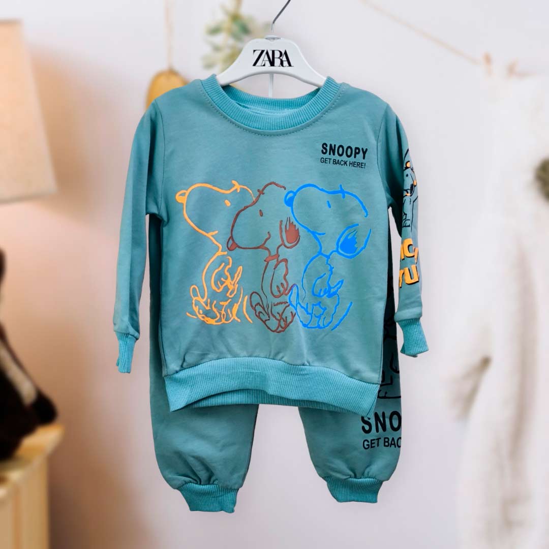 fa3d8fdb0a22974fc8db0499ddf9e1e1_080624155242.jpeg Комплект 2ка ZARA Snoopy свитшот + штаны Зеленый 1