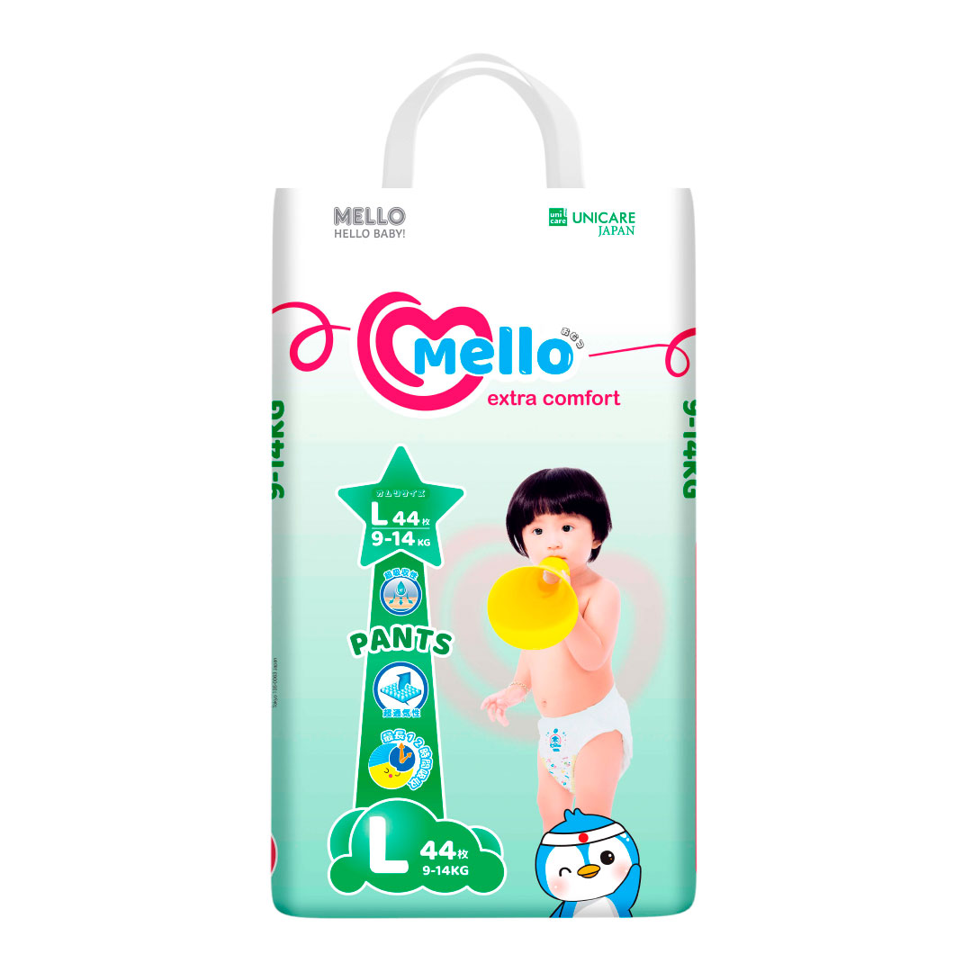 18e2999891374a475d0687ca9f989d83_090524152934.jpeg Трусики-подгузники Mello L 9-14 кг 44 шт 1