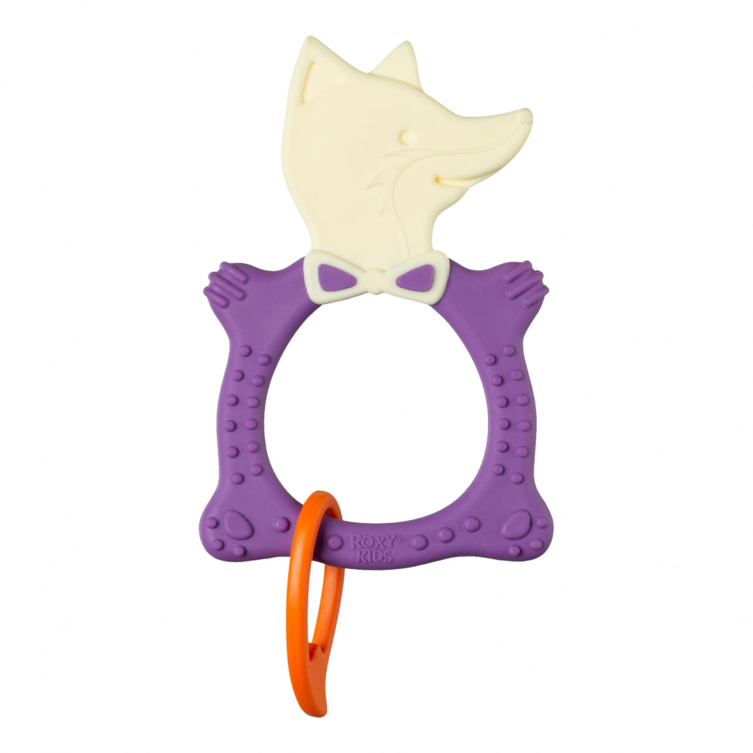 156005c5baf40ff51a327f1c34f2975b_112424130315.jpeg Прорезыватель ROXY-KIDS Fox teether 3+ мес 1