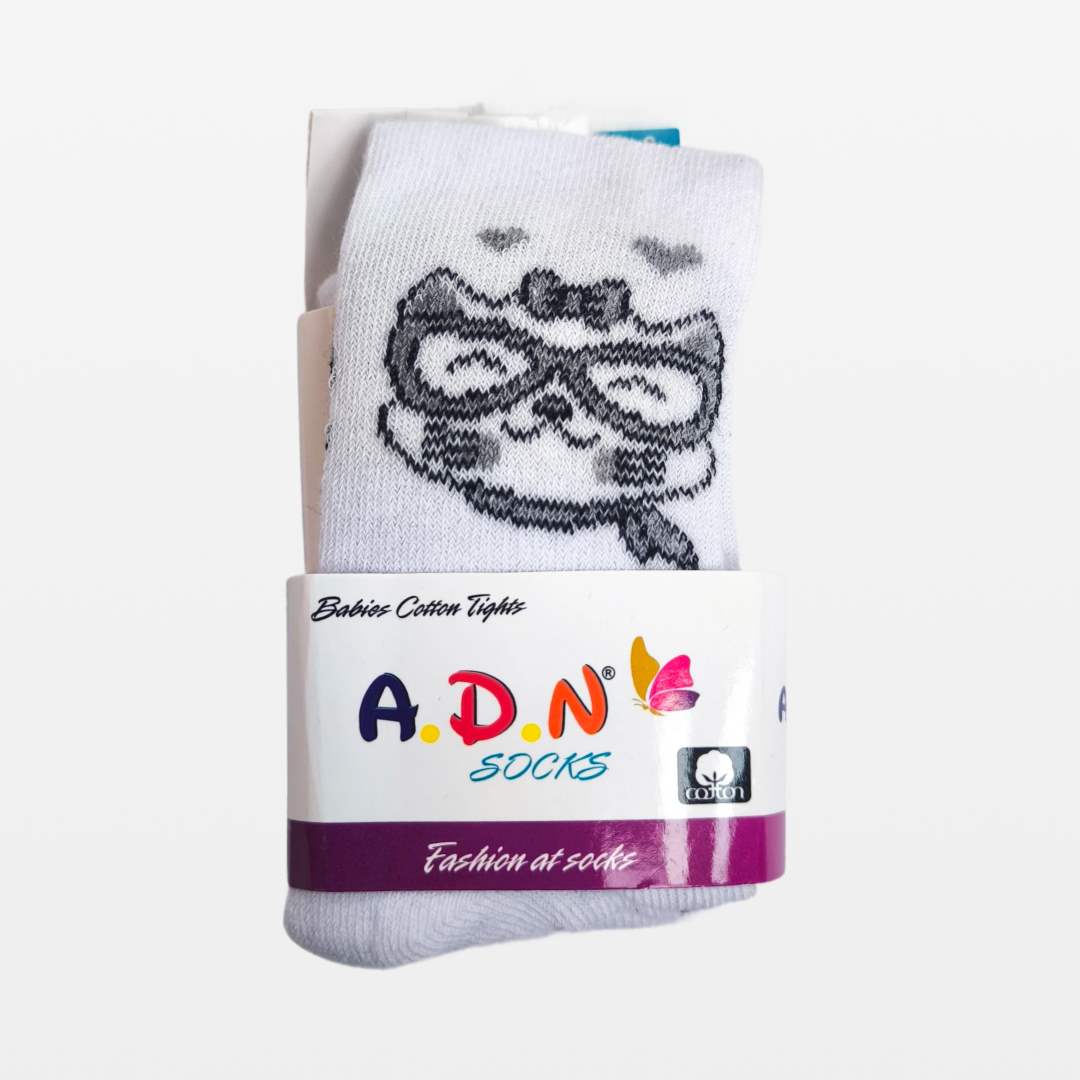 2f375ae378b3b26c1581c7667433fb07_012825150302.jpeg Колготки A.D.N Socks киса Белый 1