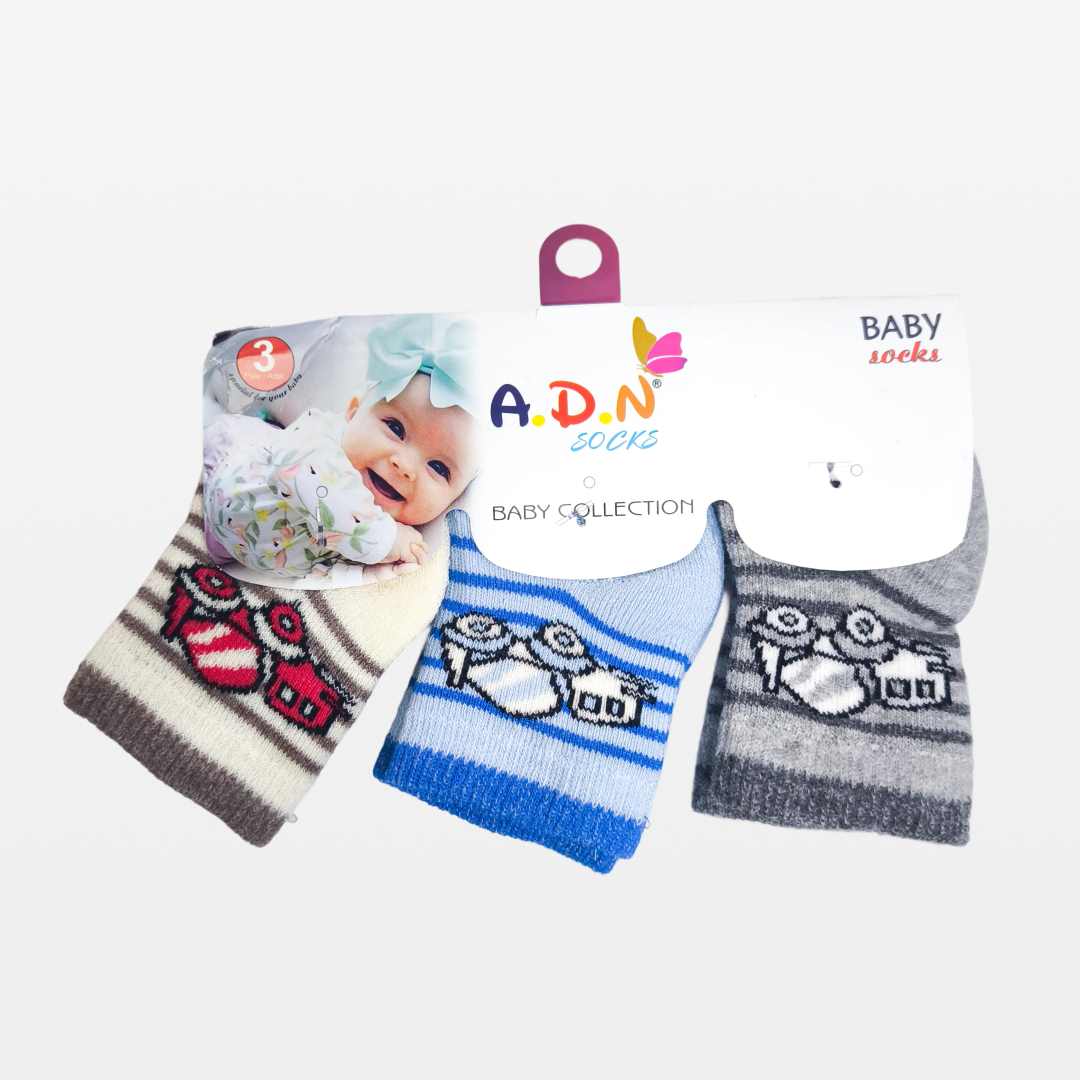 615f89942325d5c3756085fb0d23d16c_012825152307.jpeg Набор носков A.D.N Socks 3шт В полоску Бетономешалка Голубой 1