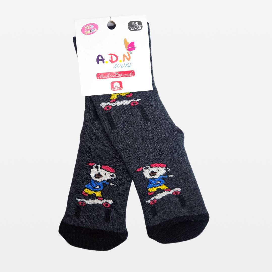 a8cf49a73c21f40dd5ee6a7ce55df229_012825163618.jpeg Носки A.D.N Socks Медведь на скейте Черный 1