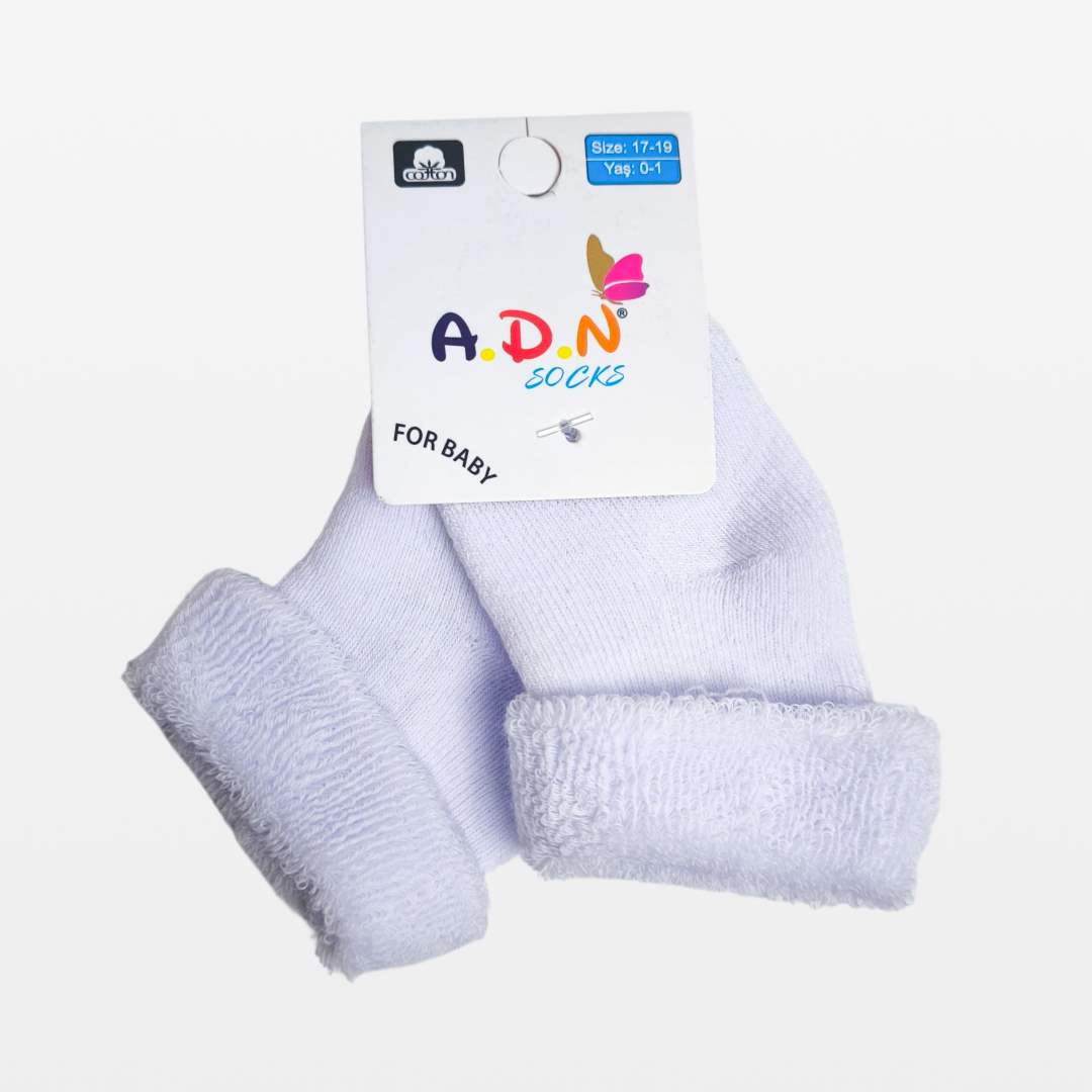b408dbcdab662bcf15c75cb1398c7890_012825161410.jpeg Носки A.D.N Socks Однотонные Белый 1
