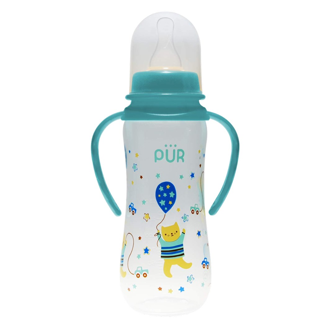 eed9af98b47165d412a213cea27da202_051225172706.jpeg Бутылочка Pur с силиконовой соской Vari Flow с ручками 250 мл 6+ мес 1