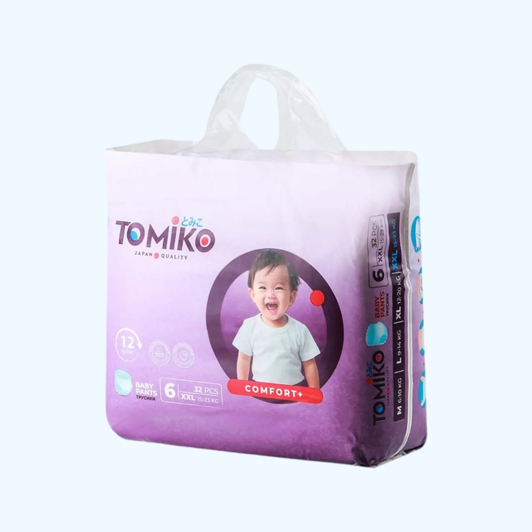 0352764f788ea09a13087698984824fd_070925132424.jpeg Трусики-подгузники Tomiko Comfort+ 6 XXL (15-23 кг) 32 шт 1