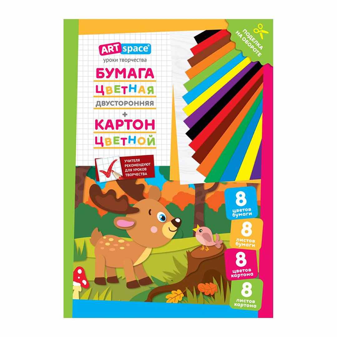 4a9de84417a3f2e37a291c55638c9f69_070125131253.jpeg Набор цв.немел.картона ArtSpace Олененок 8 л 1
