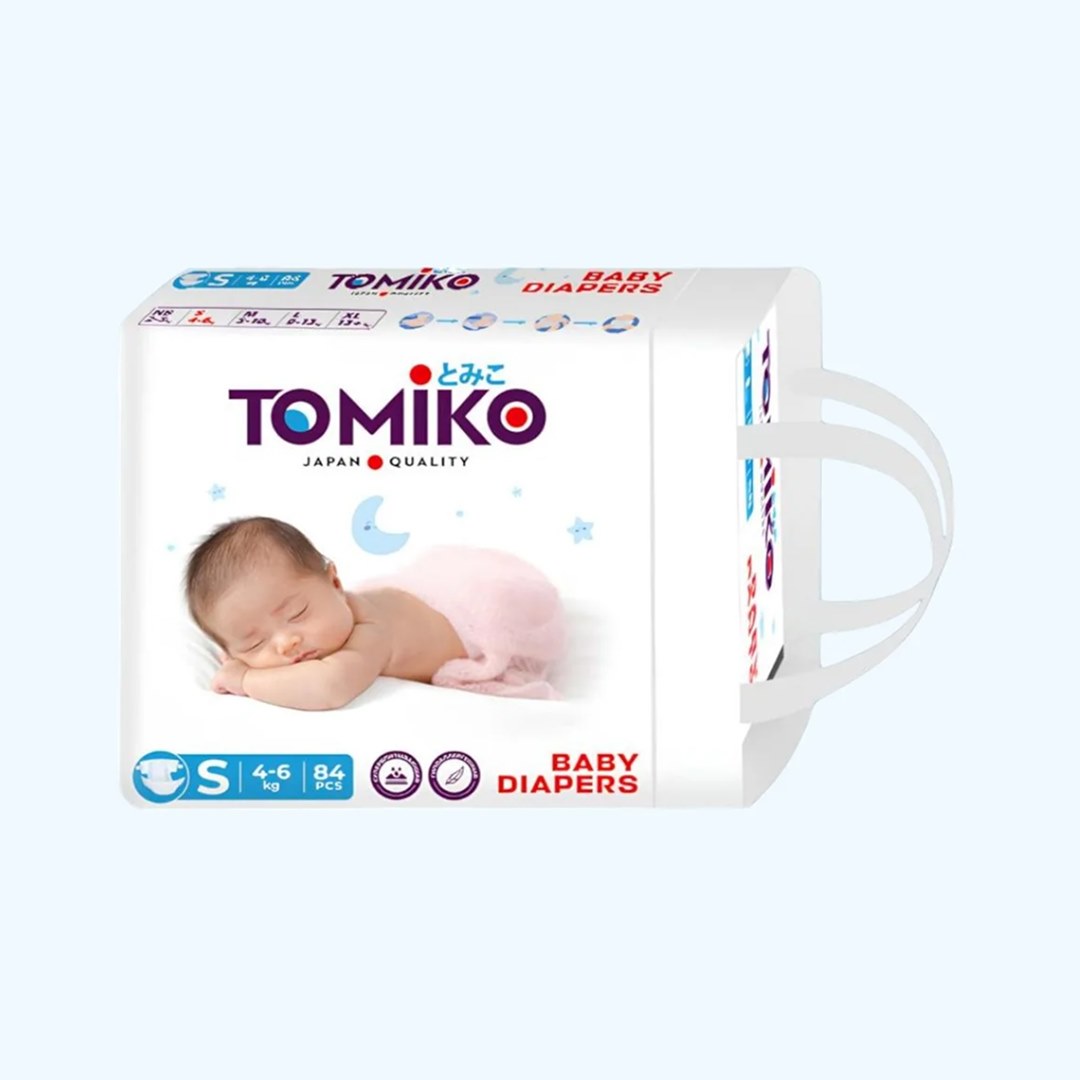 57f2c0468b655f4310de63374b99d63b_070925133145.jpeg Подгузники Tomiko Premium 2 S (4-6 кг) 84 шт 1