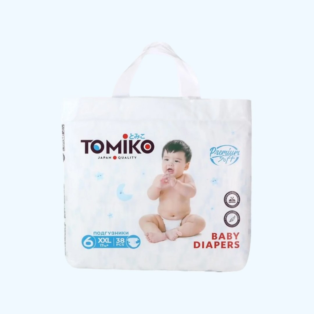 ca11edf5db498a288862a5d9912f475f_070925132749.jpeg Подгузники Tomiko Premium 6 XXL (17+ кг) 38 шт 1