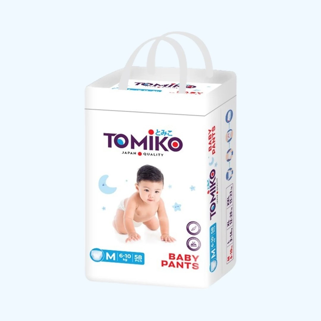 d3464680175a0eff75dd5fbfe2bf9343_070925132646.jpeg Трусики-подгузники Tomiko Premium 3 M (6-10 кг) 58 шт 1