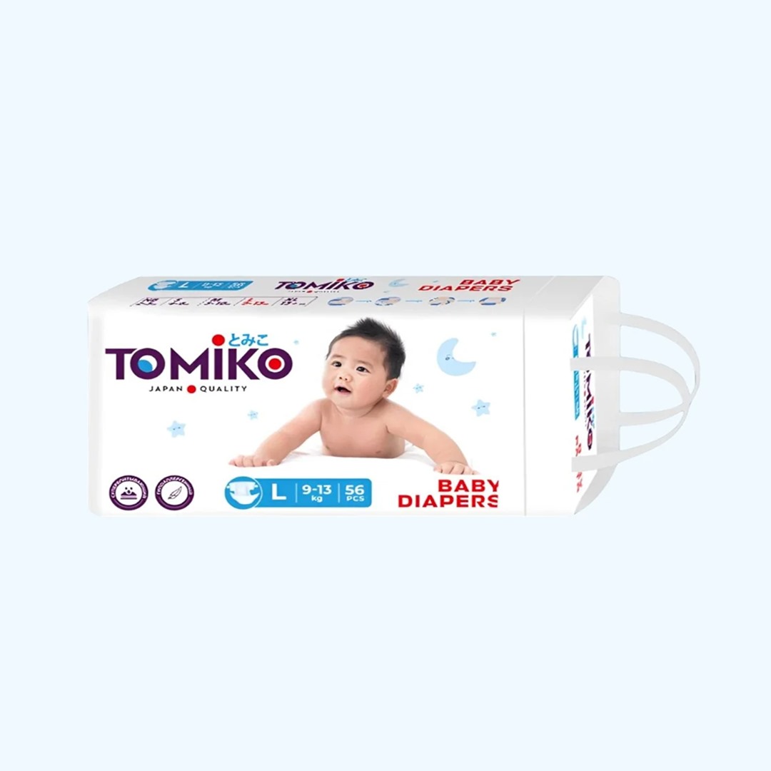 eca6728125d22e033edd0b3650d3b64a_070925132856.jpeg Подгузники Tomiko Premium 4 L (9-13 кг) 56 шт 1