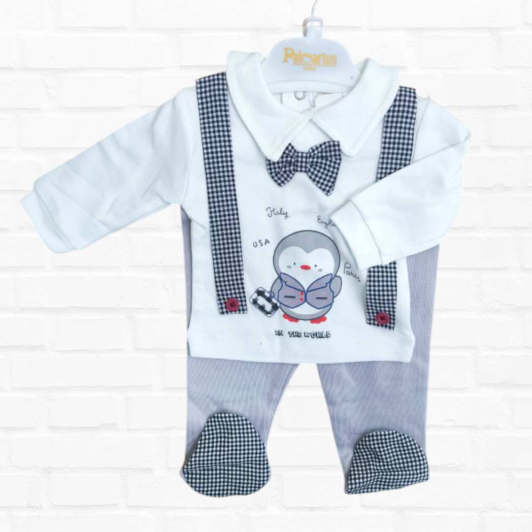486207d99f68b9373a8eecb4f2f45a33_090925151111.jpeg Комплект 2ка Palmarius baby пингвинчик свитшот + ползунки Серый 1