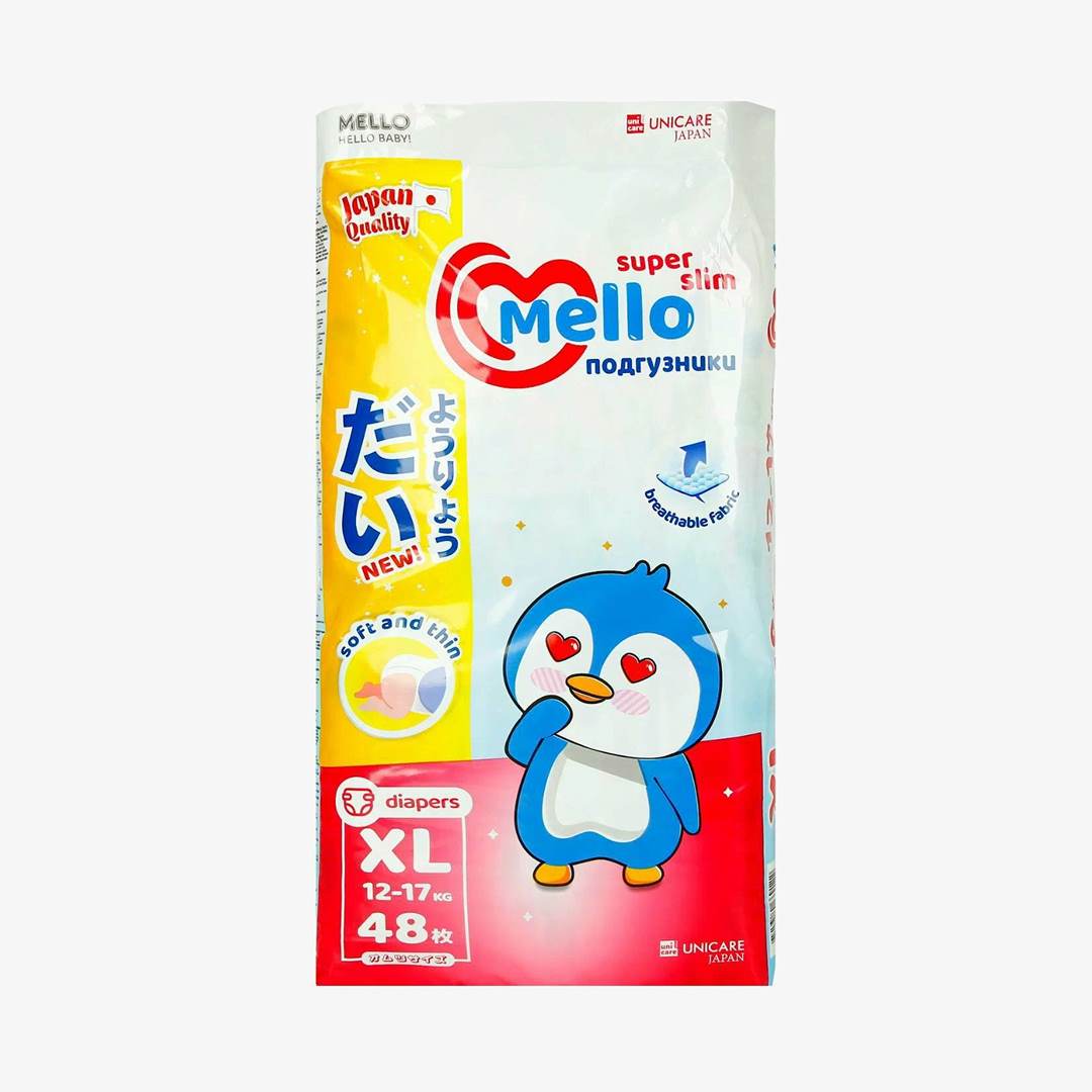 ce05e5e93ce48ba1a161f380c20a5003_092725111934.jpeg Подгузники Mello Super slim XL 48 шт 1